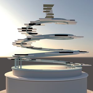 Spiral Piano Dome